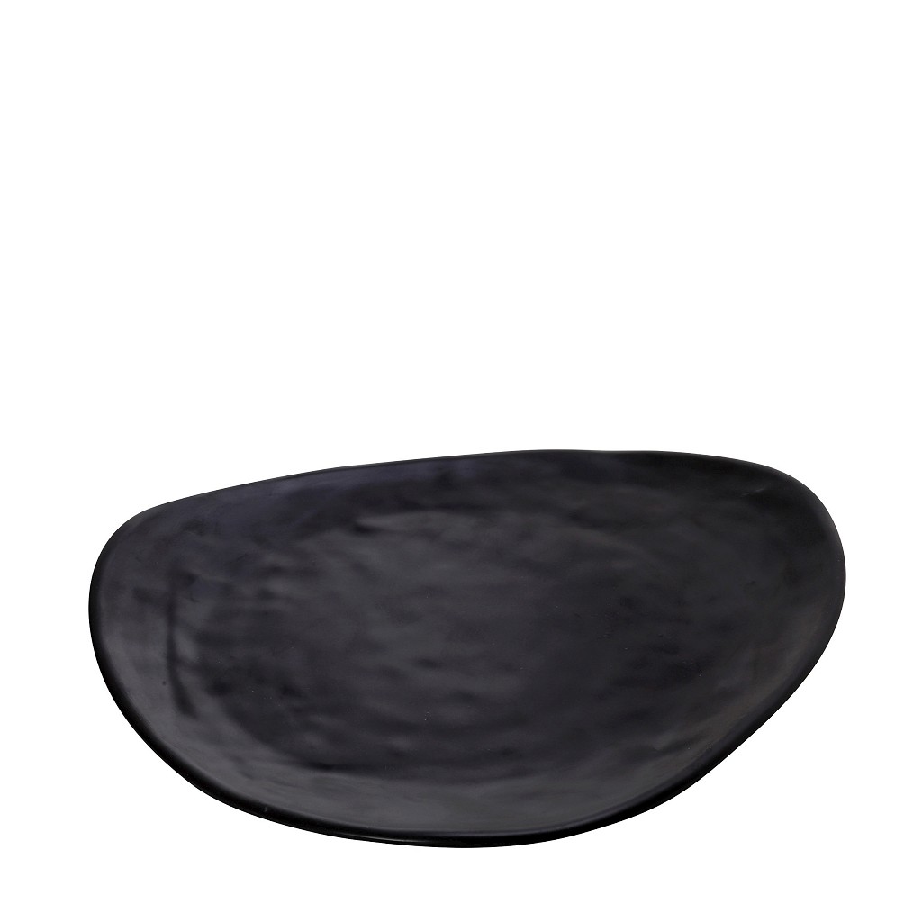 Espiel BLACK ΠΙΑΤΟ  ΤΡΙΓ.33Χ33Χ2ΕΚ WAVY MATTE ΜΕΛΑΜΙΝΗΣ