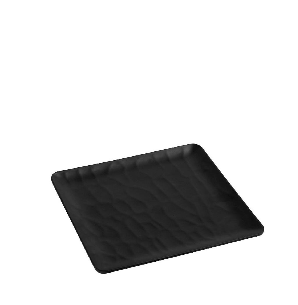Espiel BLACK  ΠΙΑΤΟ ΡΗΧΟ ΤΕΤΡΑΓ. 18ΕΚ WAVY MATTE ΜΕΛΑΜΙΝΗΣ