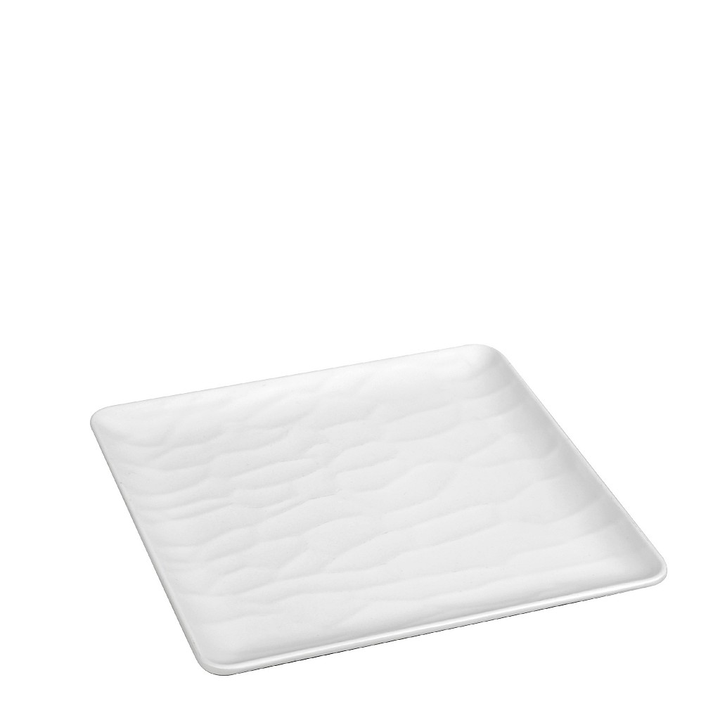 Espiel WHITE  ΠΙΑΤΟ ΡΗΧΟ ΤΕΤΡΑΓ. 22ΕΚ WAVY MATTE ΜΕΛΑΜΙΝΗΣ