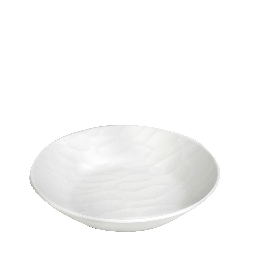 Espiel WHITE ΠΙΑΤΟ ΒΑΘΥ ΣΤΡΟΓΓ. 19ΕΚ WAVY MATTE ΜΕΛΑΜΙΝΗΣ
