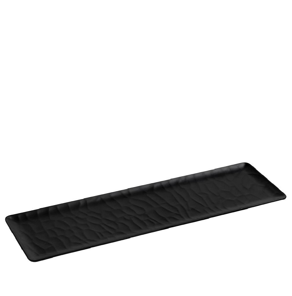 Espiel BLACK ΔΙΣΚΟΣ ΜΠΟΥΦΕ GN2/4 53Χ16,2ΕΚ WAVY MATTE ΜΕΛΑΜΙΝΗΣ