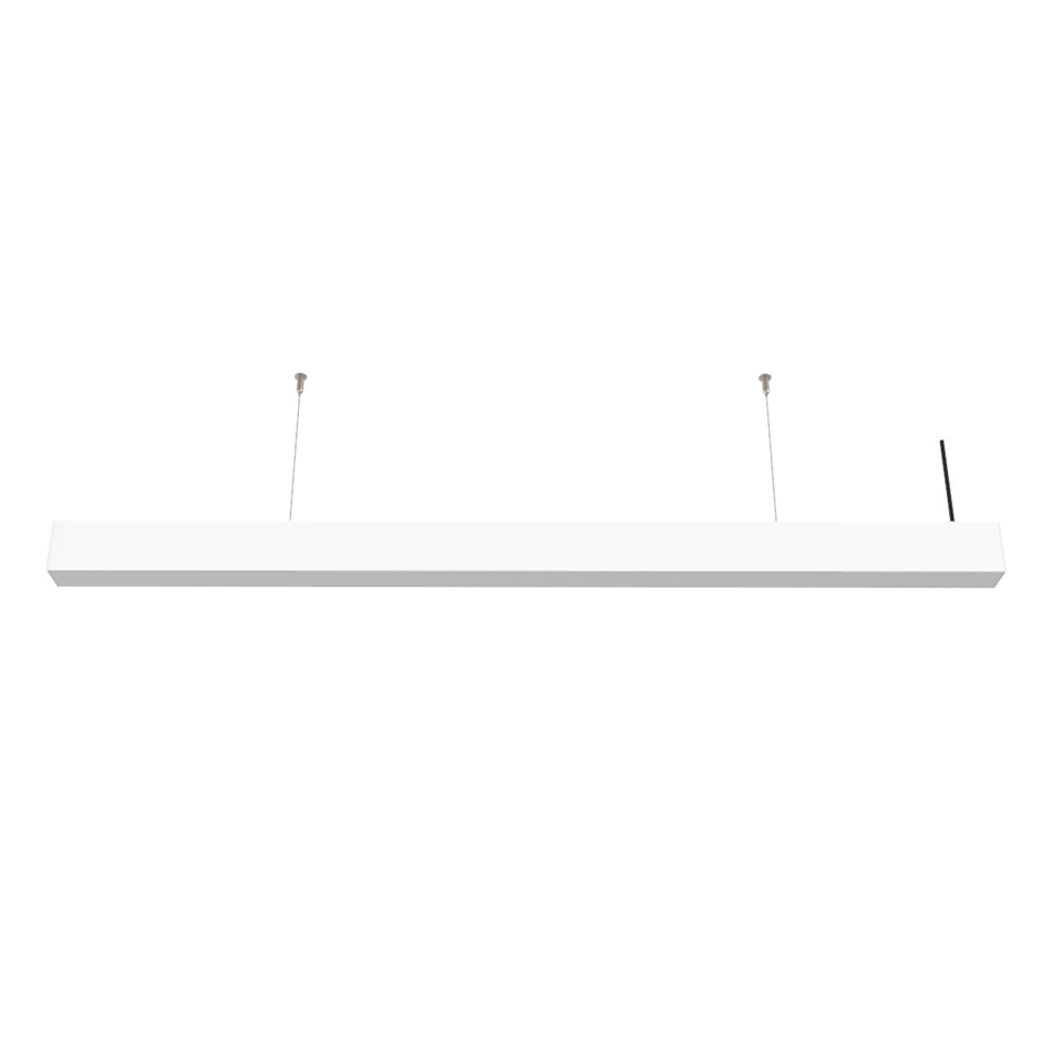 InLight Κρεμαστό φωτιστικό LED 50W 4000K από αλουμίνιο σε λευκή απόχρωση D:180cm (6172-180-WH)