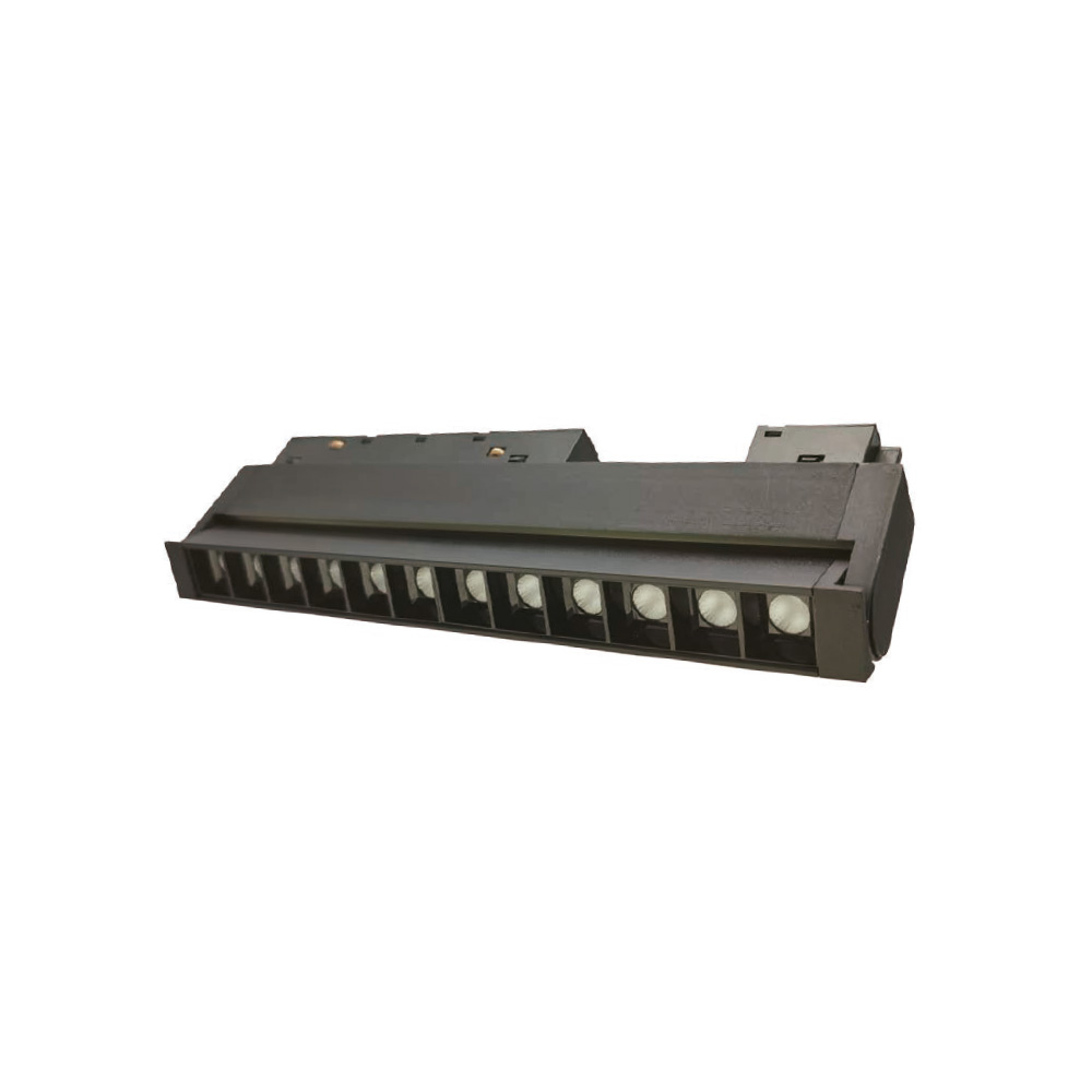 InLight Φωτιστικό LED 12W 4000K για μαγνητική ράγα σε μαύρη απόχρωση D:22cmX10,5cm (T01602-BL)