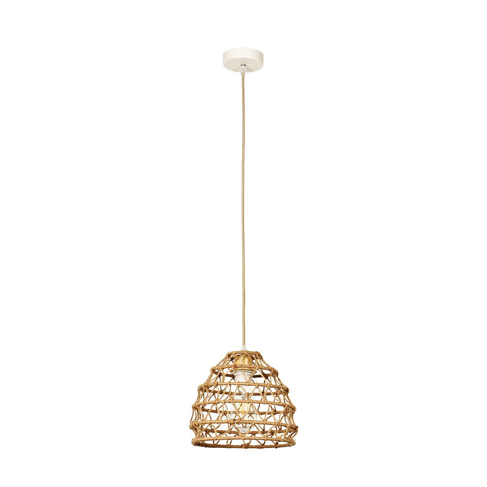 InLight Κρεμαστό Φωτιστικό από σχοινί 1xE27 D:25cm (4047-B)