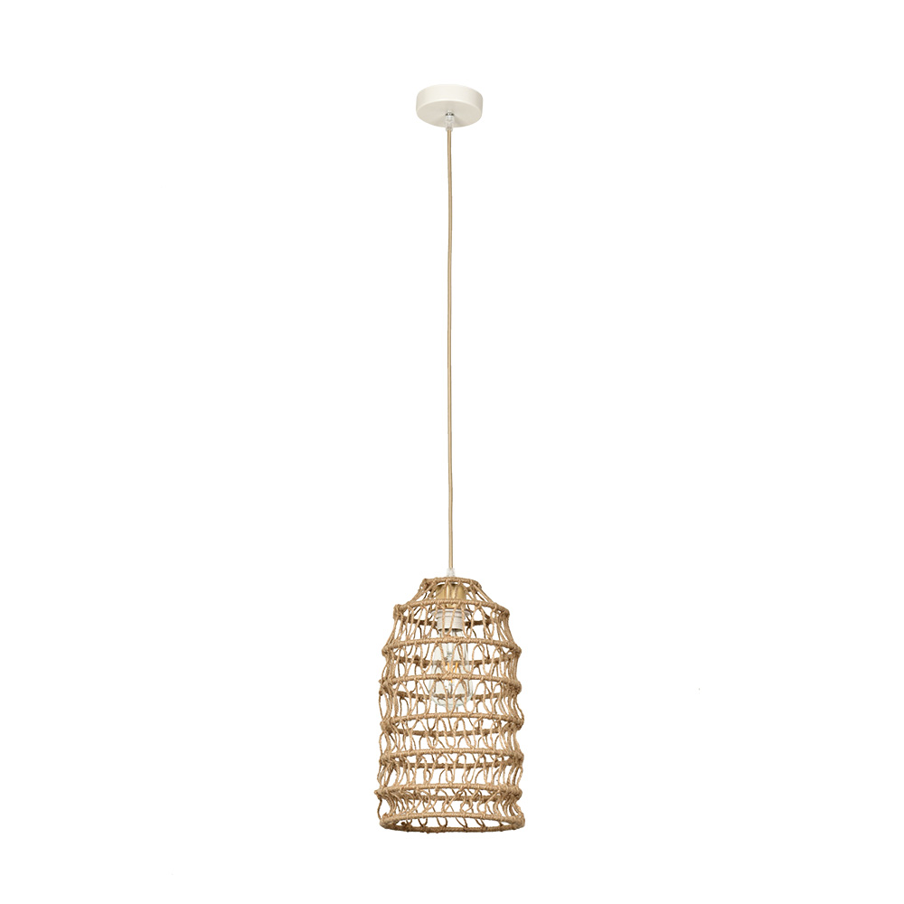 InLight Κρεμαστό Φωτιστικό από σχοινί 1xE27 D:20cm (4048-C)