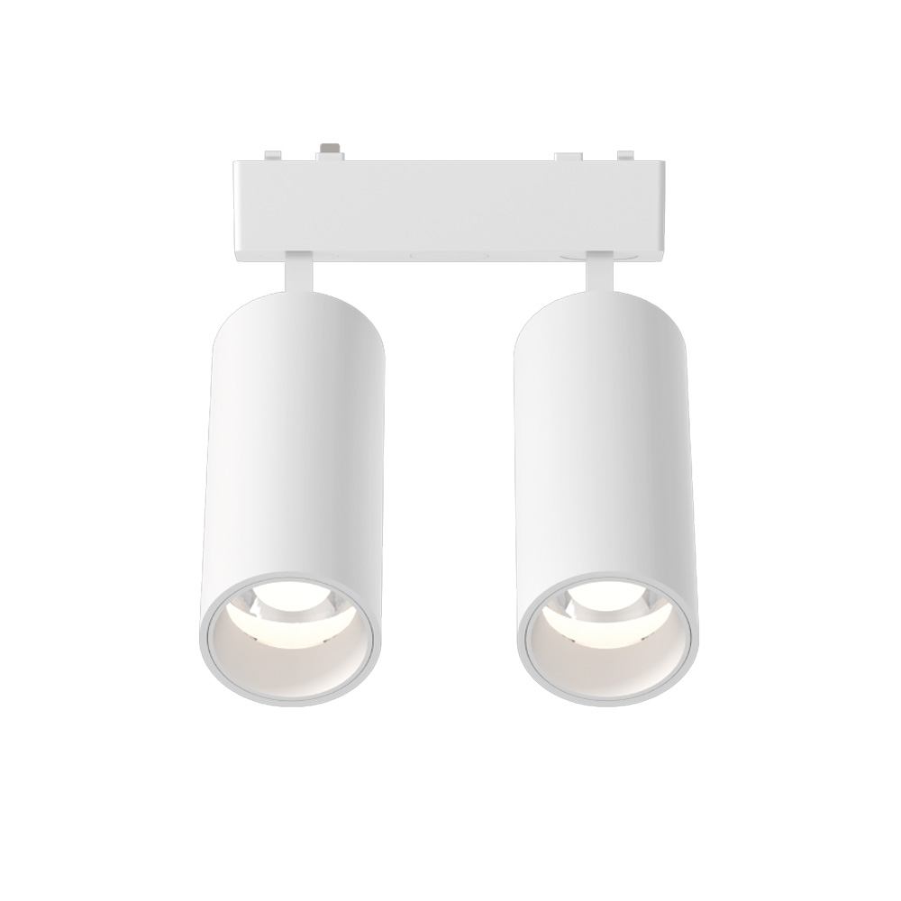 InLight Φωτιστικό LED 2x9W 3000K για Ultra-Thin μαγνητική ράγα σε λευκή απόχρωση D:16cmX4,4cm (T03801-WH)