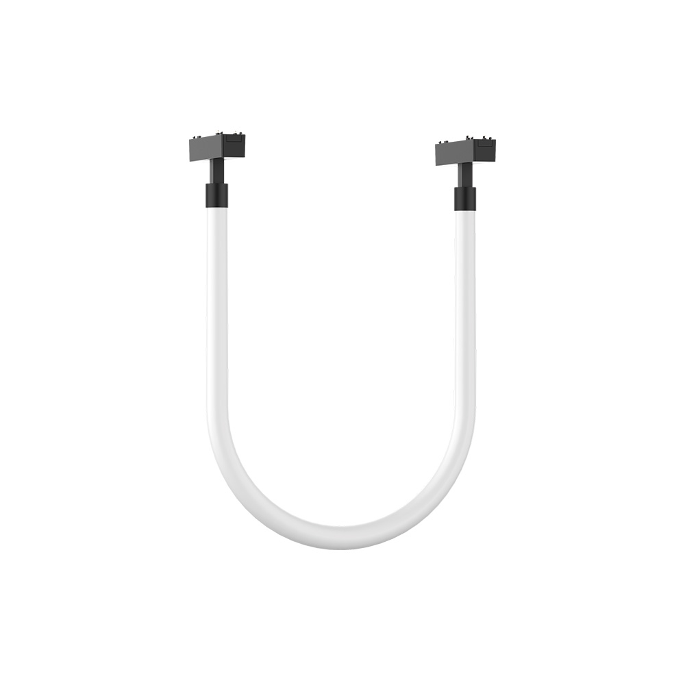 InLight Φωτιστικό LED 8W 3000K για Ultra-Thin μαγνητική ράγα σε μαύρη απόχρωση D:50cm (T04501-Black)