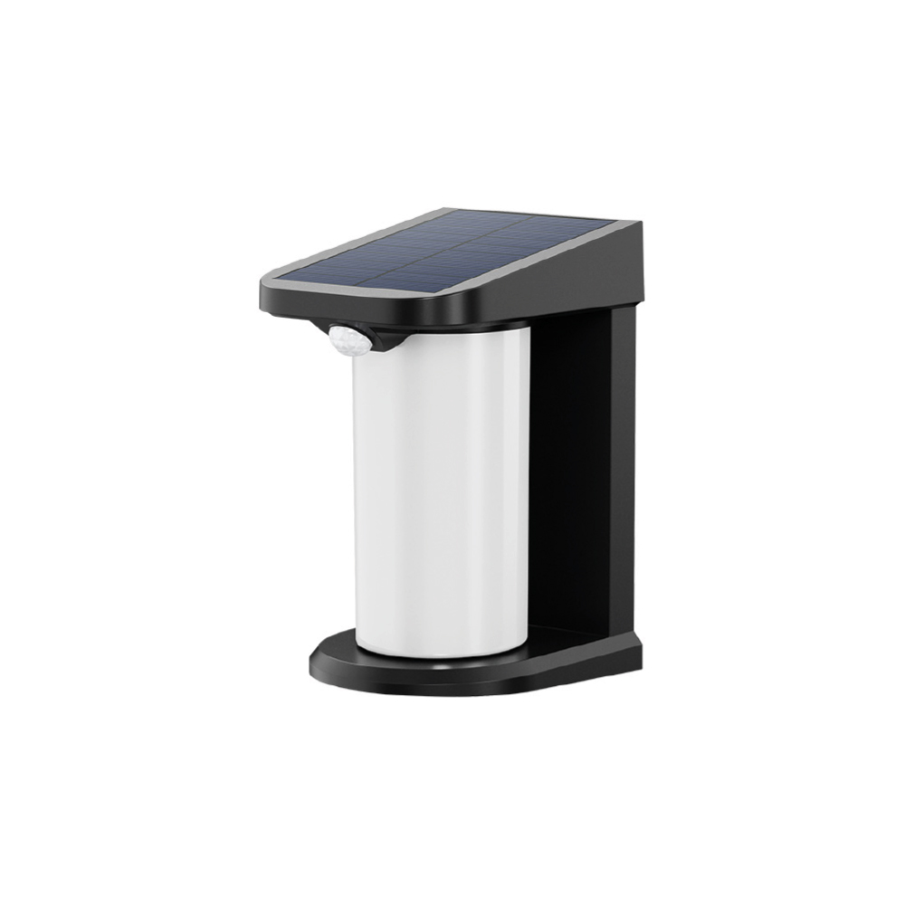 InLight Mirror- LED 1,5W 3000K/6000K Solar Outdoor Light in Black Color (80204210S)