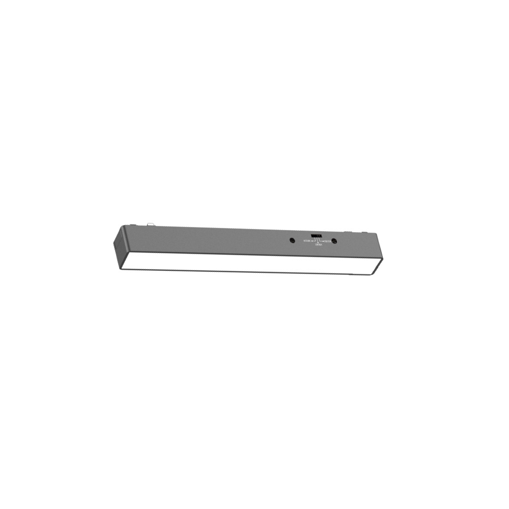 Inlight Γραμμικό φωτιστικό LED 7W 3CCT για Ultra Thin ράγα σε μαύρη απόχρωση D:23X2,6X2,4cm (TMU0040-Black)