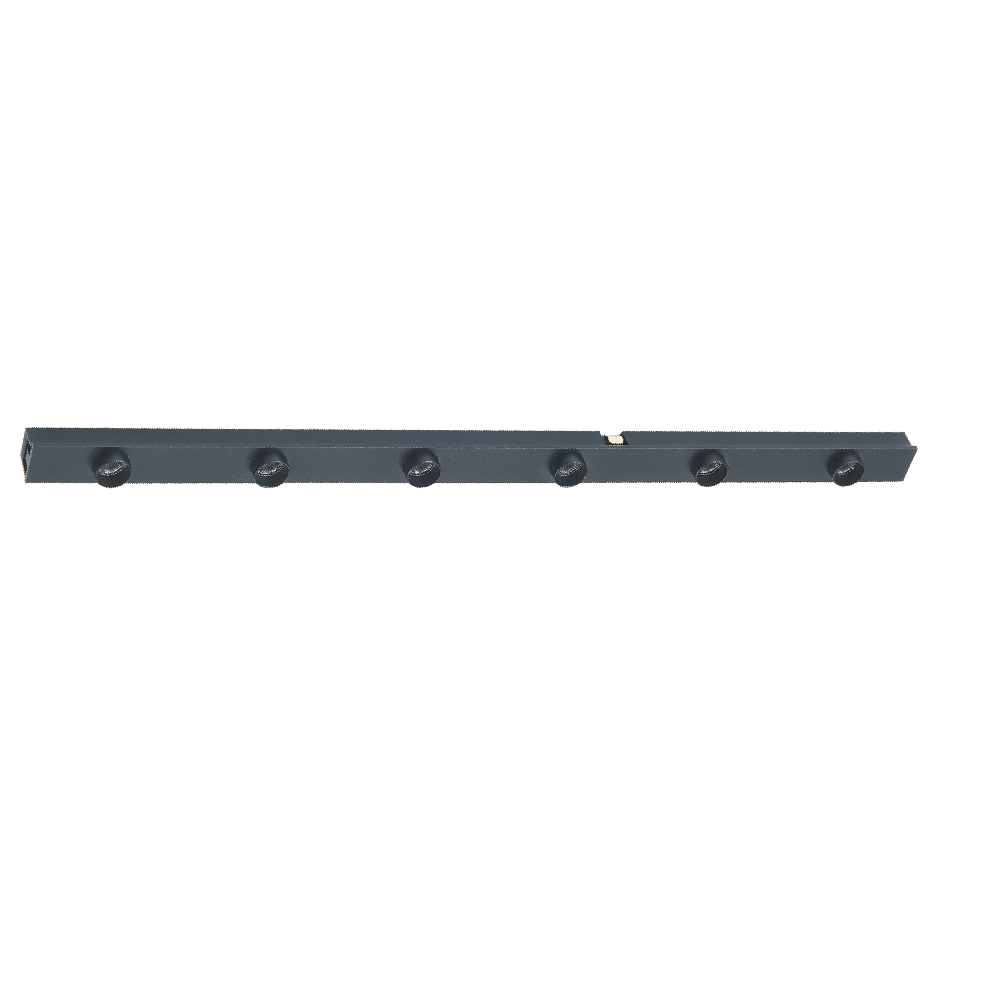 Inlight Γραμμικό φωτιστικό LED 18W 3000K για μαγνητική Mini ράγα σε μαύρη απόχρωση D:90cmx1,6cm (TMM0031-Black)