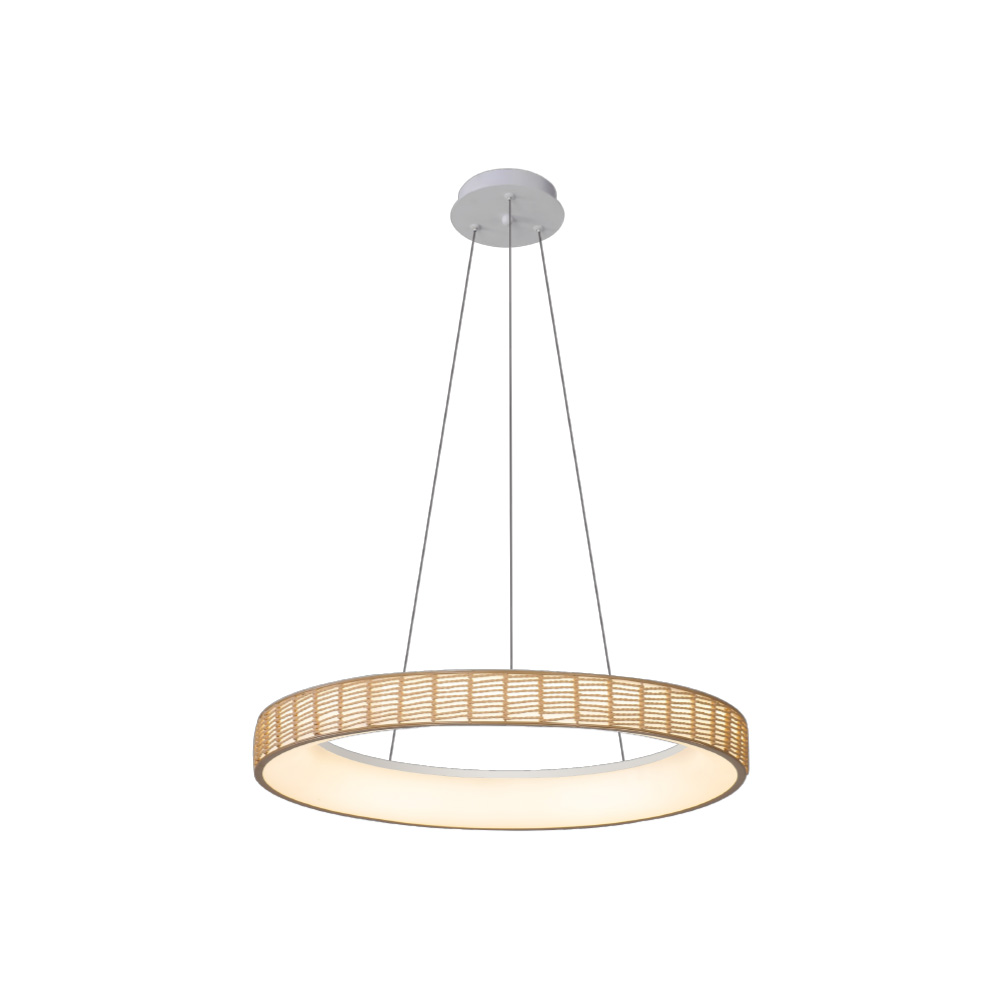 Inlight Κρεμαστό Φωτιστικό LED από σχοινί 3CCT, 32W  D:60x8cm (42041)