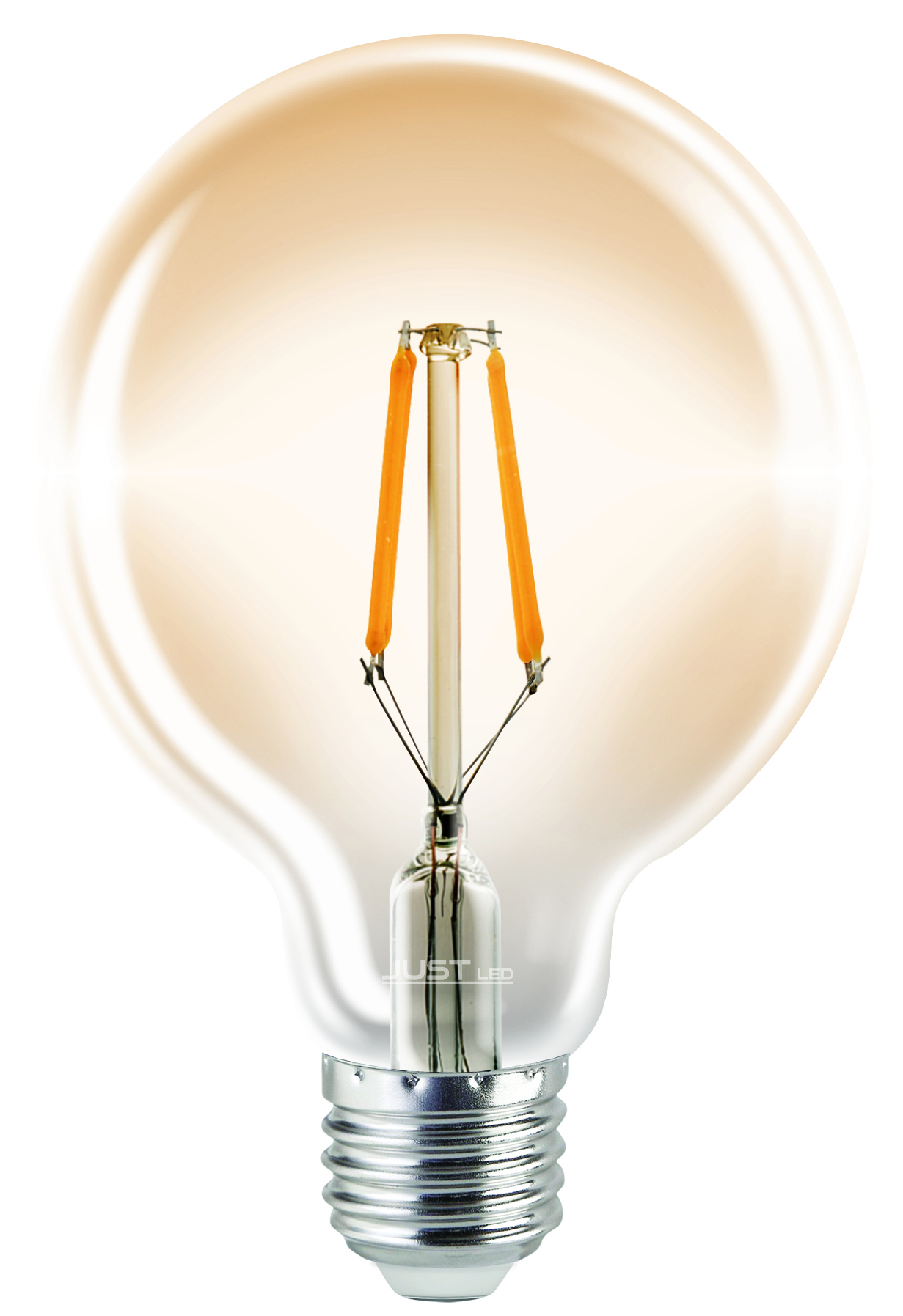 JUST LED JUSTLed-LED Filament Ε27 G95 10W 3000K Θερμό Amber Dimmable  (B279510301)