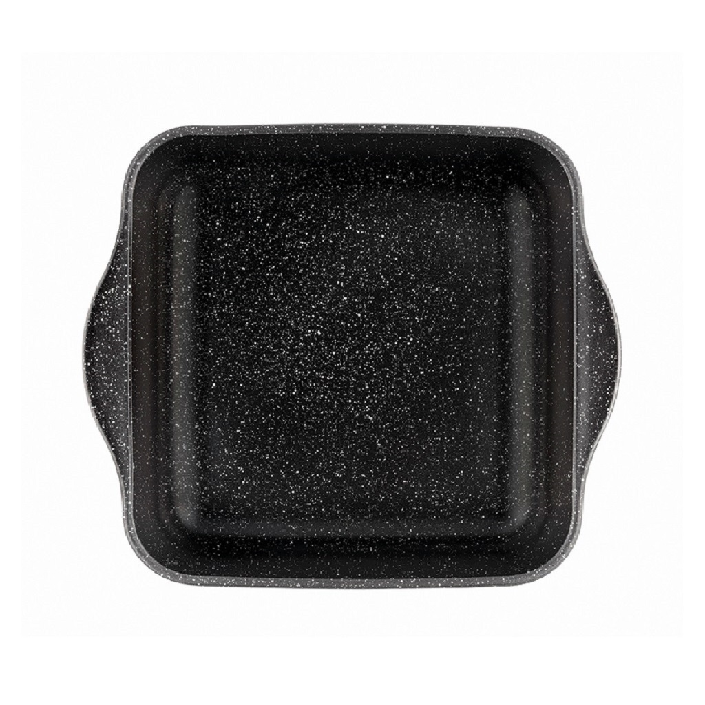 UP.OR. BORCAM NON-STICK BLACK SQ. TRAY TEMP. 1950CC 25,6X22X5,93 P/144 GB1.OB6 (smC)