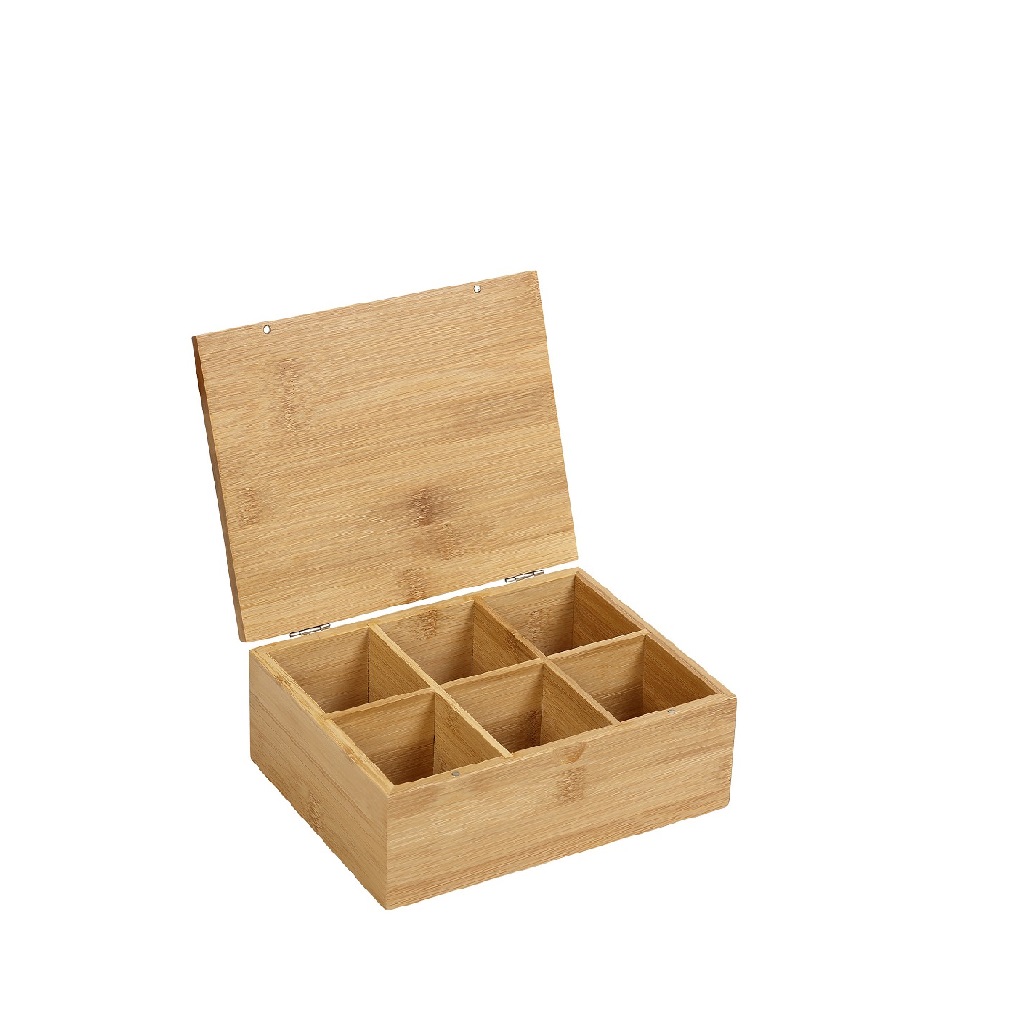 ΚΟΥΤΙ ΜΕ ΚΑΠ. 6-ΘΕΣΕΩΝ BAMBOO 21X16X7,5EK