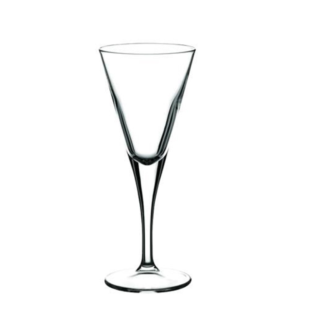 DIS. V-LINE RED WINE GLASS 200CC 8.1x20CM. P/480 GB6.OB24.