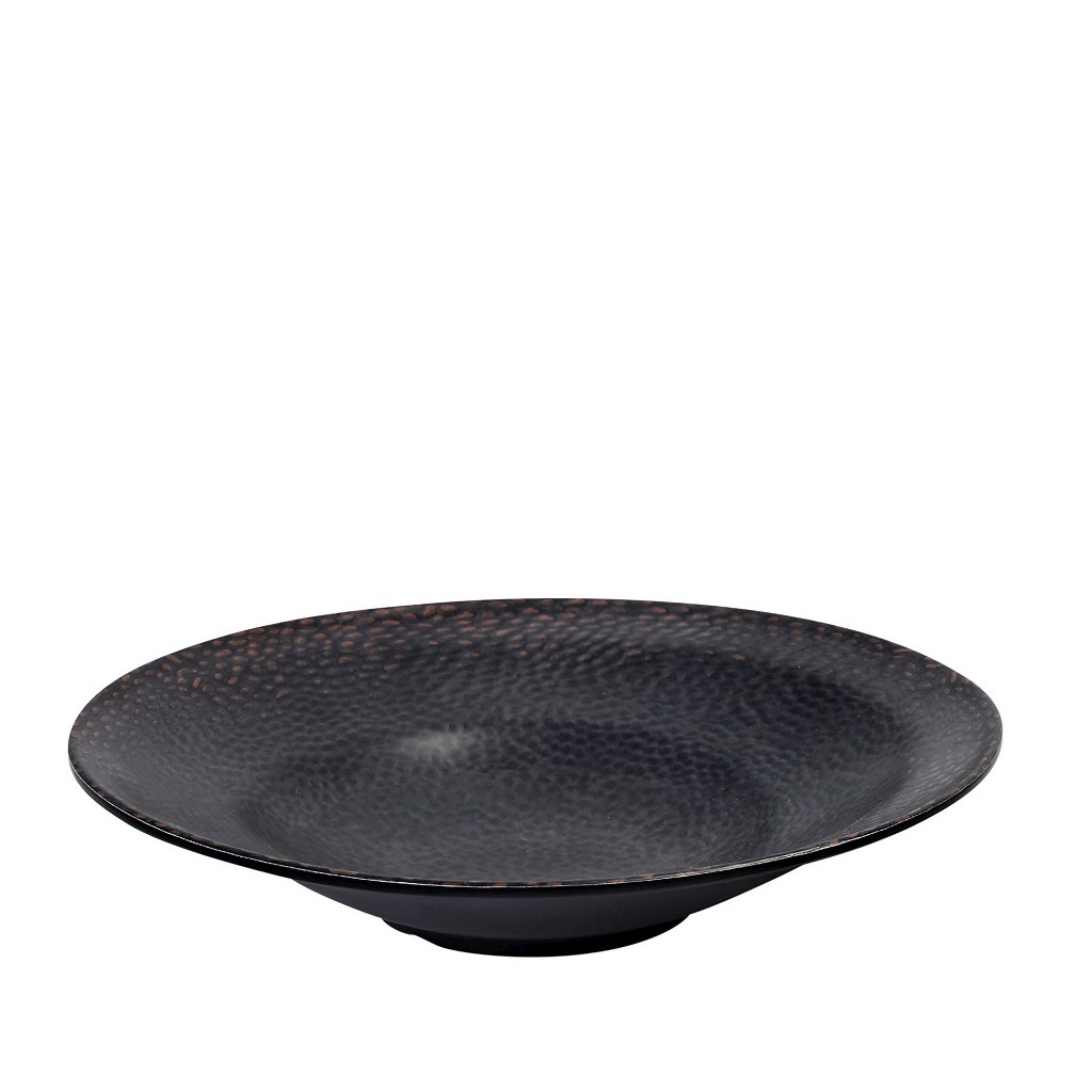 SUNSET MELAMINE PASTA PLATE ΣΤΡΟΓΓ. ΚΑΦΕ D28Χ5,5ΕΚ