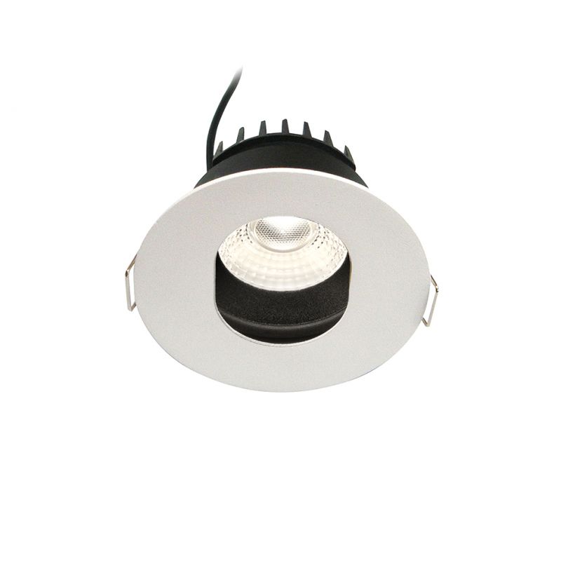 Λευκή Pin Hole Βάση-Απαιτείται LED Module