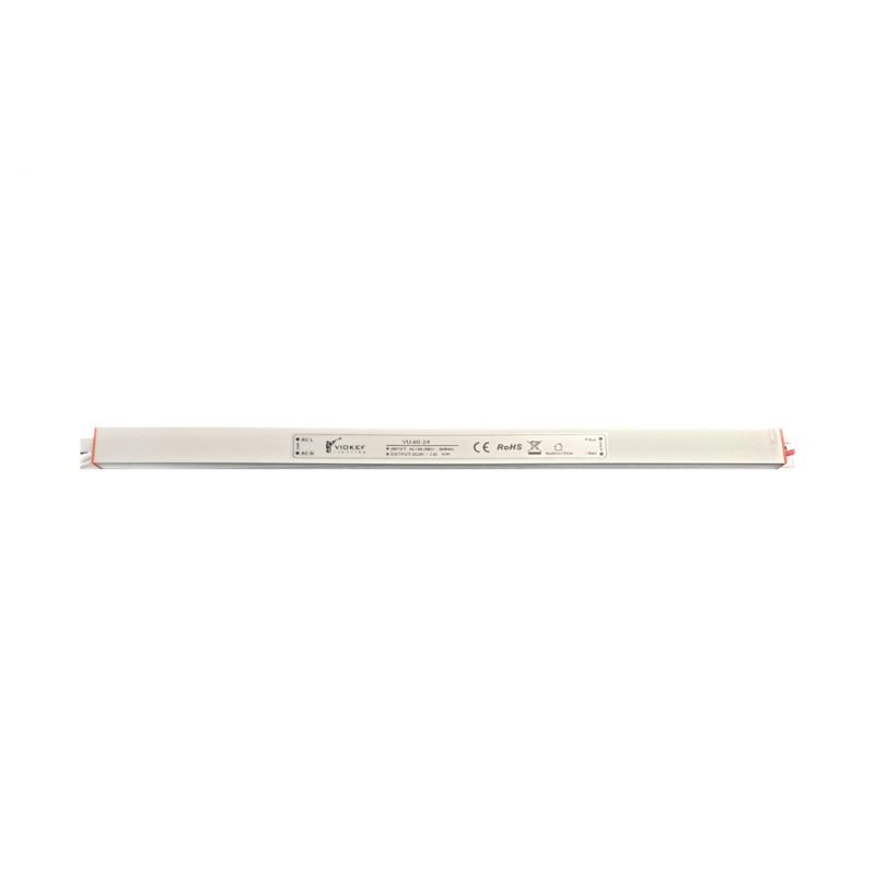 Power supply 24VDC 60W IP20 On-Off (Slim 15x18x350mm)