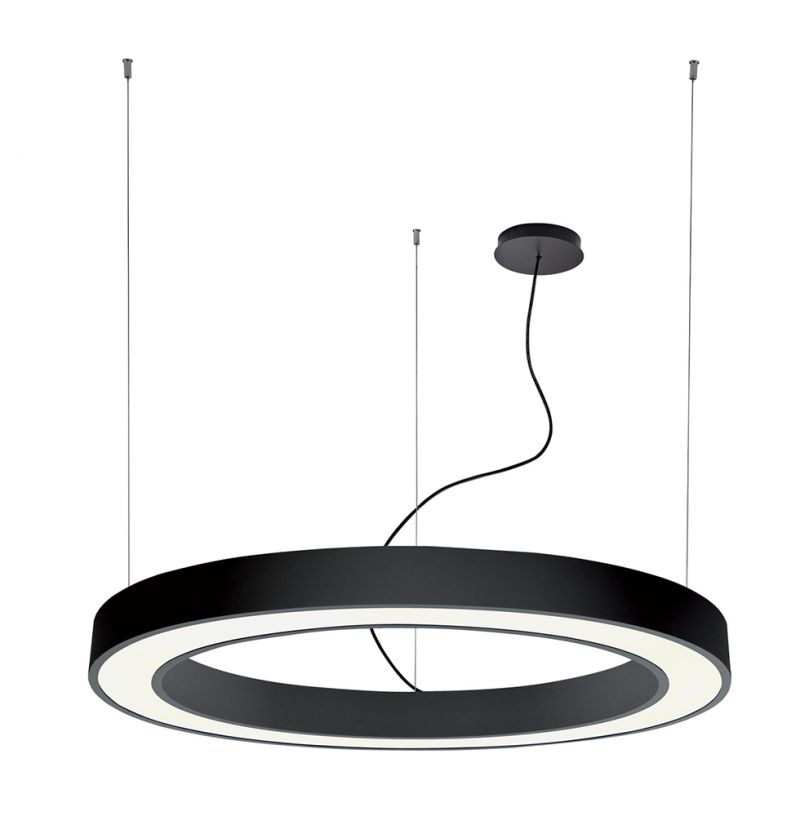 Κρεμαστό Μαύρο Ring D1800 4000K  Dimmable