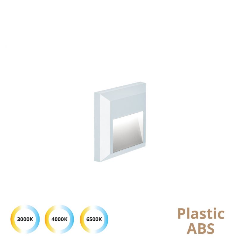 Απλίκα Led D:125X125 Λευκή Leros Plus