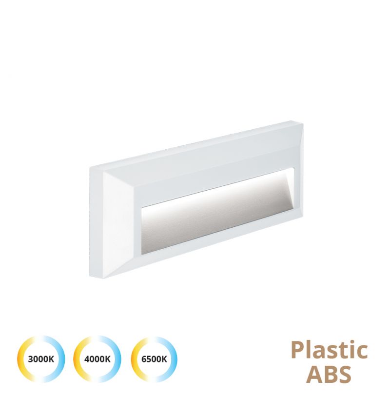 Απλίκα Led L:230 Λευκή Leros Plus