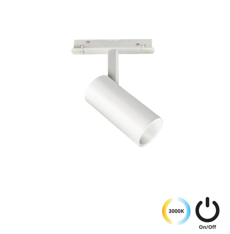 Σποτ Track  Λευκό 10W  Magnetic (ON-OFF)