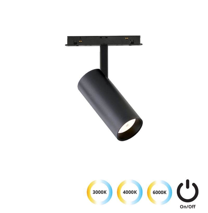 Σποτ Track  10W 3CCT Magnetic (ON-OFF)